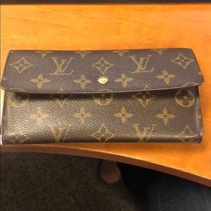 Porte Tresor International Monogram Brown